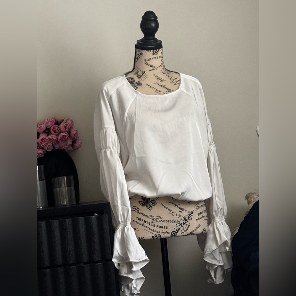 Elegant White Women's Top